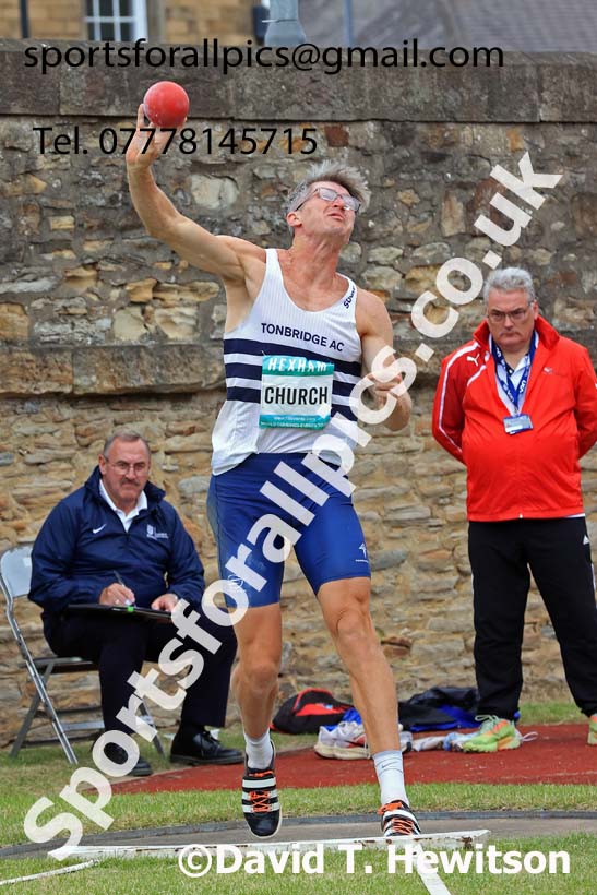 Decathlon Shot Putt, 2024 EAP International Combined events, Hewcham, Northumberland.  Photo: David T. Hewitson/Sports for All Pics